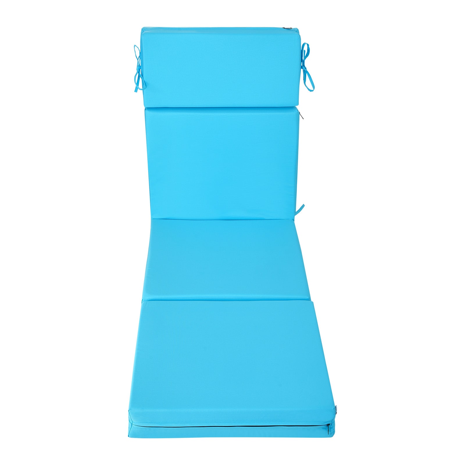Set Of 2 Waterproof Outdoor Chaise Lounge Cushions Thick_voghion.com
